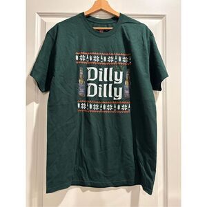 Dilly Dilly Bud Light Christmas T-shirt size Large